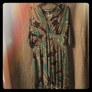 Size 2x, runs small. Ny collection